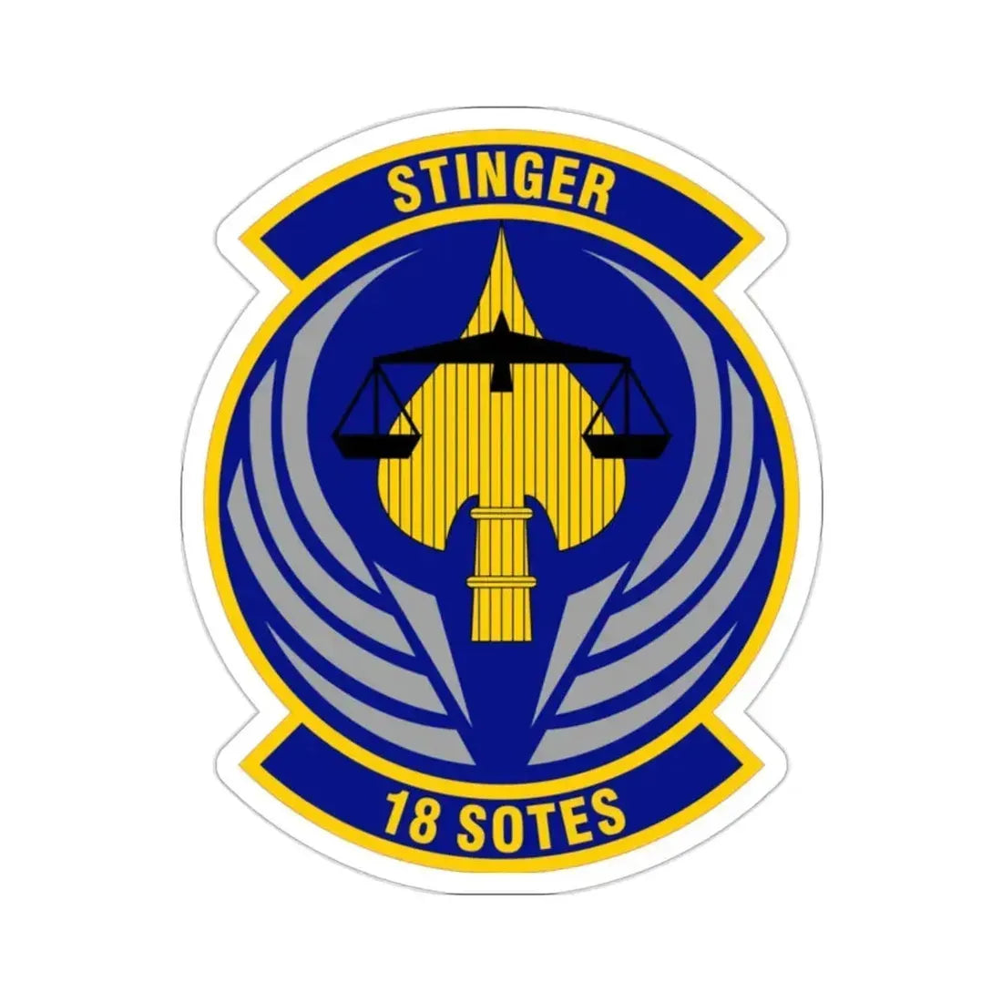 18 Special Operations Test and Evaluation Squadron AFSOC (U.S. Air Force) STICKER Vinyl Die-Cut Decal - The Sticker Space