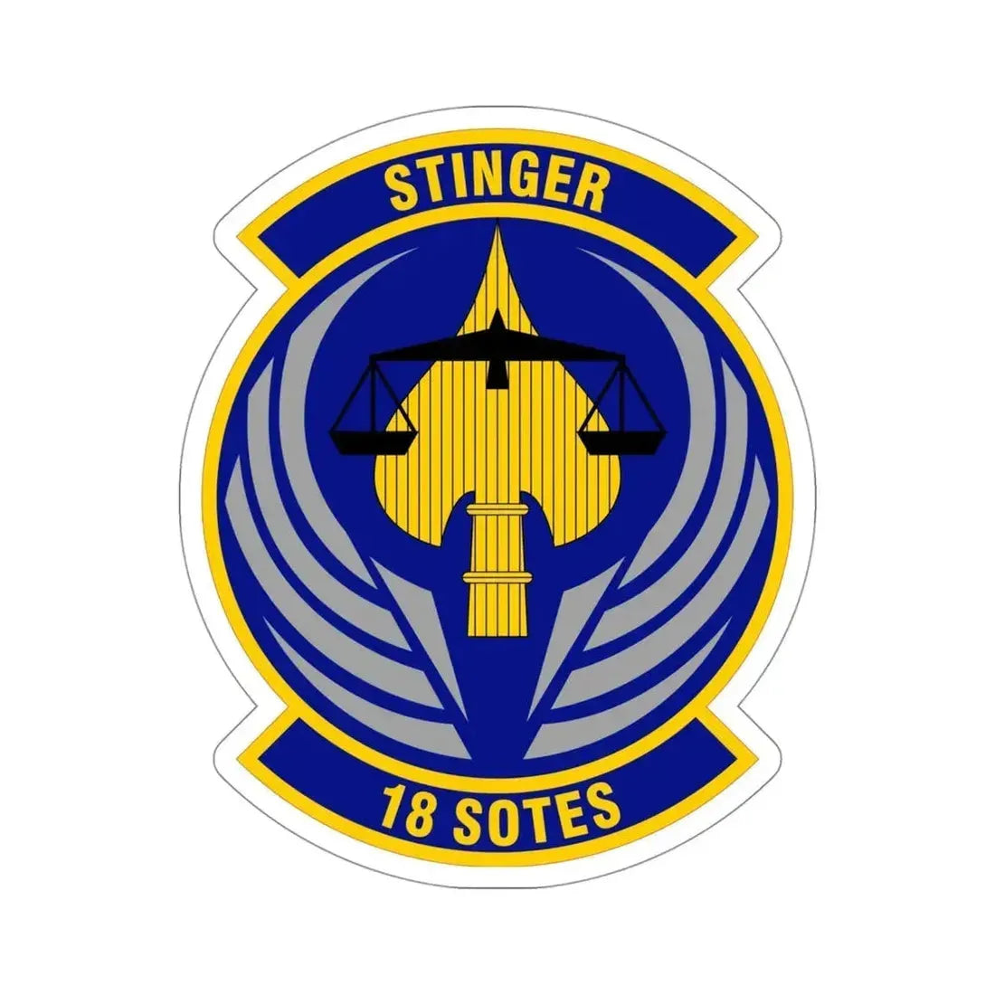 18 Special Operations Test and Evaluation Squadron AFSOC (U.S. Air Force) STICKER Vinyl Die-Cut Decal - The Sticker Space
