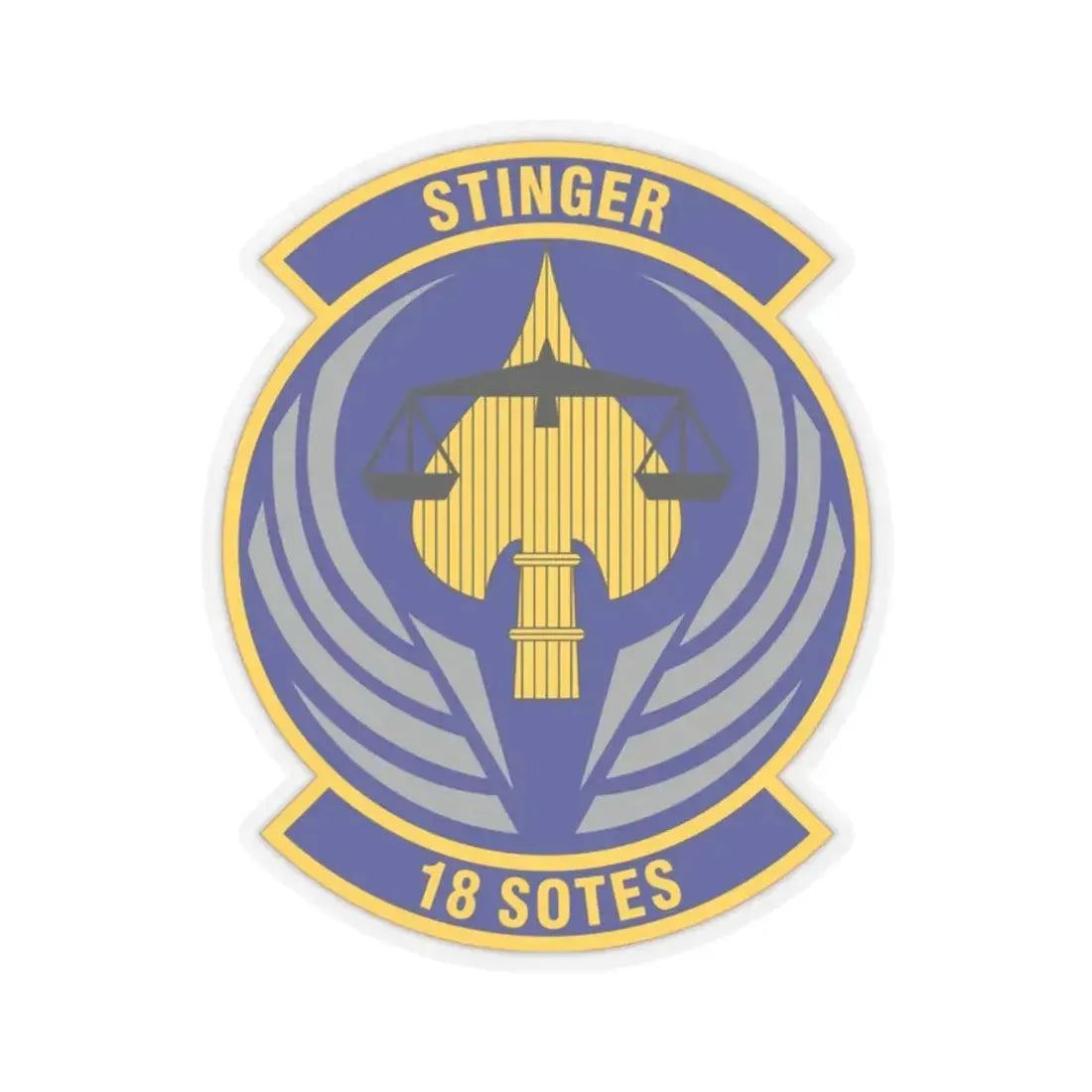 18 Special Operations Test and Evaluation Squadron AFSOC (U.S. Air Force) STICKER Vinyl Kiss-Cut Decal 2 Inch Transparent - The Sticker Space