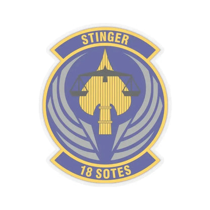18 Special Operations Test and Evaluation Squadron AFSOC (U.S. Air Force) STICKER Vinyl Kiss-Cut Decal 2 Inch Transparent - The Sticker Space