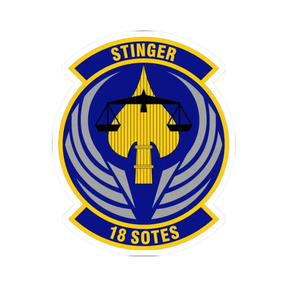 18 Special Operations Test and Evaluation Squadron AFSOC (U.S. Air Force) STICKER Vinyl Kiss-Cut Decal 2 Inch White - The Sticker Space