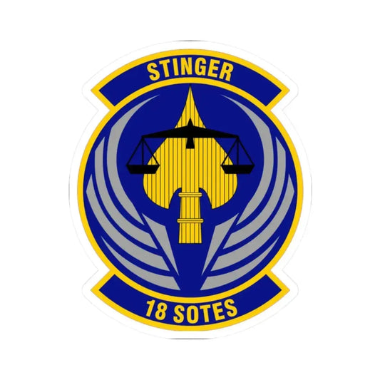 18 Special Operations Test and Evaluation Squadron AFSOC (U.S. Air Force) STICKER Vinyl Kiss-Cut Decal 2 Inch White - The Sticker Space