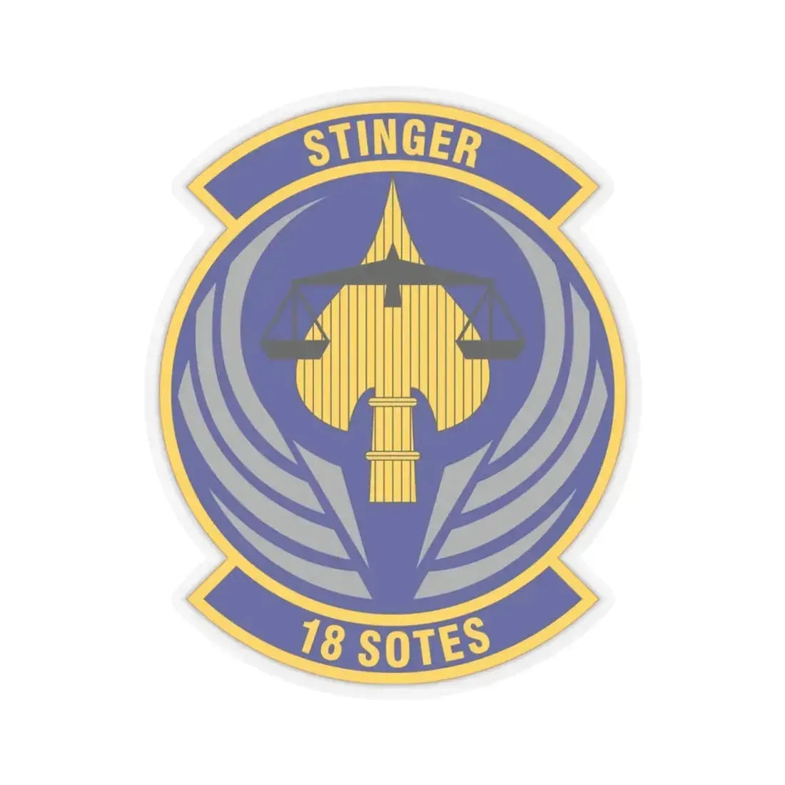 18 Special Operations Test and Evaluation Squadron AFSOC (U.S. Air Force) STICKER Vinyl Kiss-Cut Decal 3 Inch Transparent - The Sticker Space