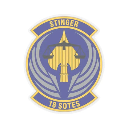 18 Special Operations Test and Evaluation Squadron AFSOC (U.S. Air Force) STICKER Vinyl Kiss-Cut Decal 3 Inch Transparent - The Sticker Space