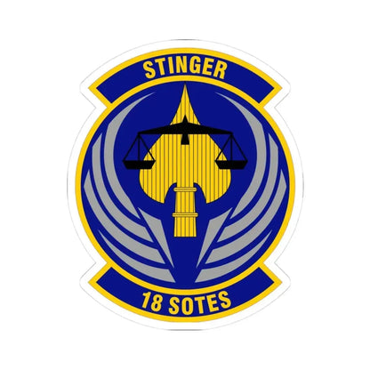 18 Special Operations Test and Evaluation Squadron AFSOC (U.S. Air Force) STICKER Vinyl Kiss-Cut Decal 3 Inch White - The Sticker Space