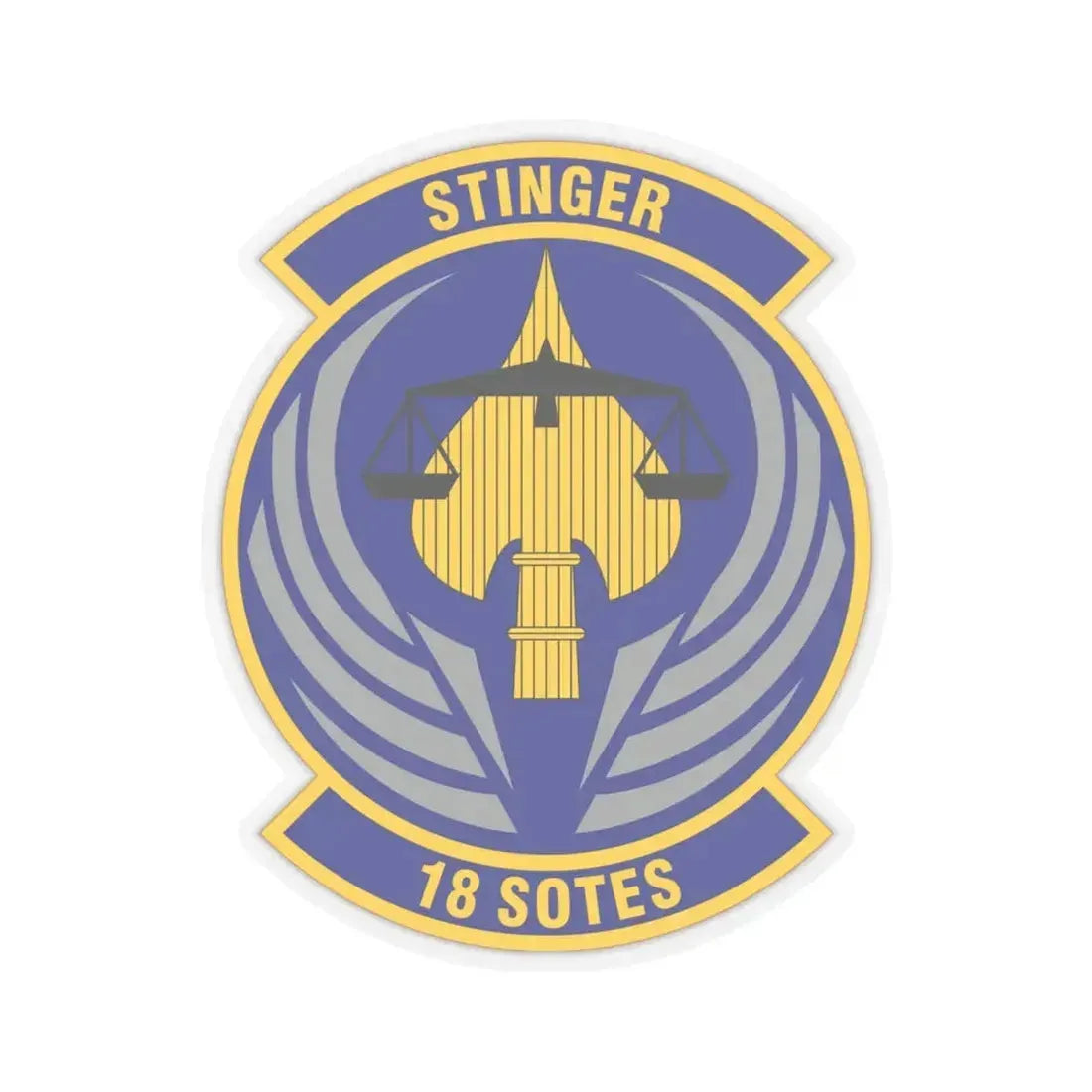 18 Special Operations Test and Evaluation Squadron AFSOC (U.S. Air Force) STICKER Vinyl Kiss-Cut Decal 4 Inch Transparent - The Sticker Space