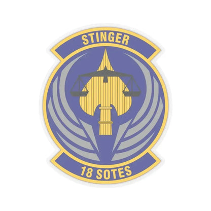 18 Special Operations Test and Evaluation Squadron AFSOC (U.S. Air Force) STICKER Vinyl Kiss-Cut Decal 4 Inch Transparent - The Sticker Space