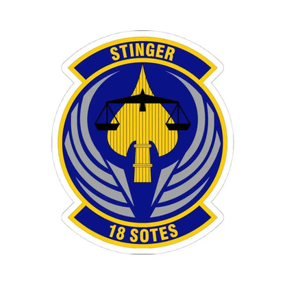 18 Special Operations Test and Evaluation Squadron AFSOC (U.S. Air Force) STICKER Vinyl Kiss-Cut Decal 4 Inch White - The Sticker Space