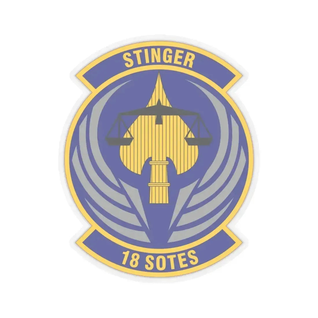18 Special Operations Test and Evaluation Squadron AFSOC (U.S. Air Force) STICKER Vinyl Kiss-Cut Decal 6 Inch Transparent - The Sticker Space