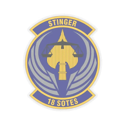 18 Special Operations Test and Evaluation Squadron AFSOC (U.S. Air Force) STICKER Vinyl Kiss-Cut Decal 6 Inch Transparent - The Sticker Space