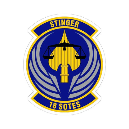 18 Special Operations Test and Evaluation Squadron AFSOC (U.S. Air Force) STICKER Vinyl Kiss-Cut Decal 6 Inch White - The Sticker Space