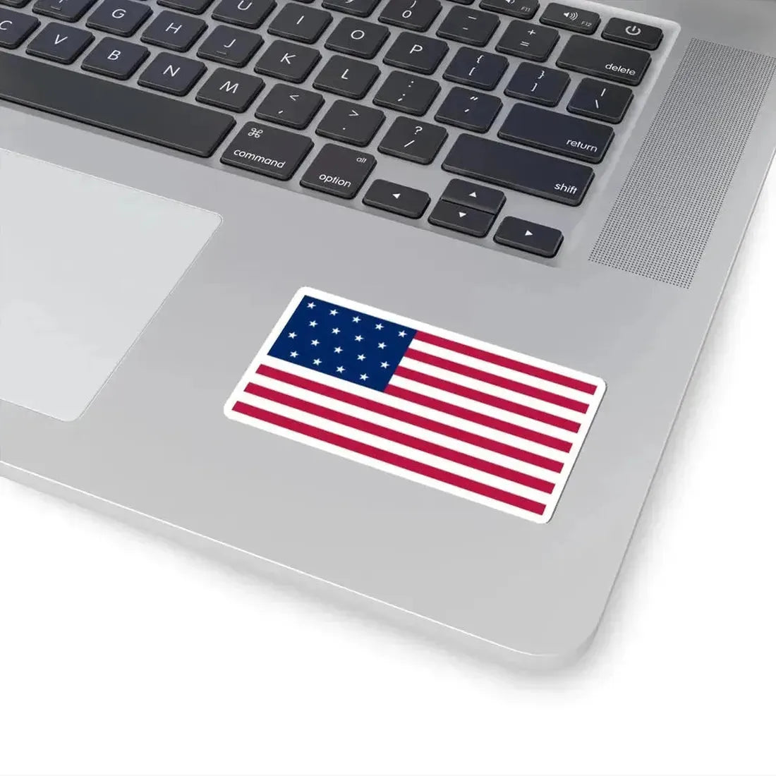 18 Star US Flag Unofficial (United States) STICKER Vinyl Kiss-Cut Decal - The Sticker Space