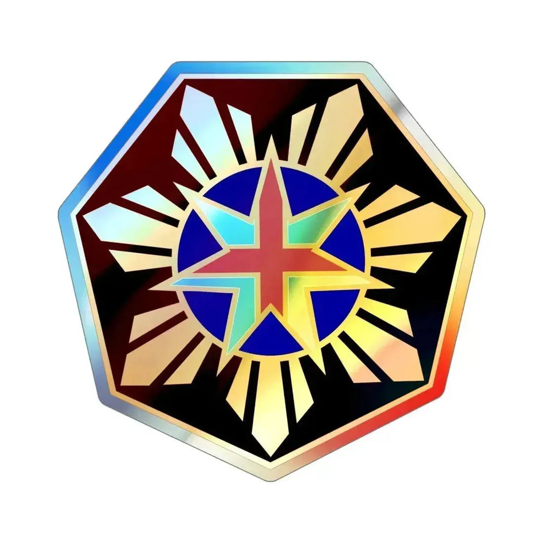 18 Surgical Hospital (U.S. Army) Holographic STICKER Die-Cut Vinyl Decal 5 Inch Holographic - The Sticker Space