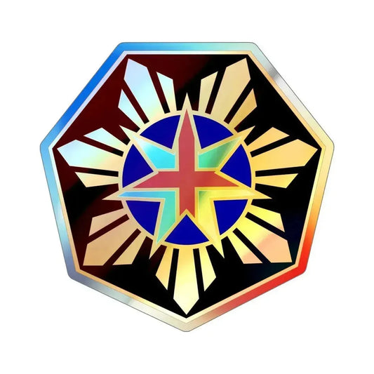 18 Surgical Hospital (U.S. Army) Holographic STICKER Die-Cut Vinyl Decal 6 Inch Holographic - The Sticker Space