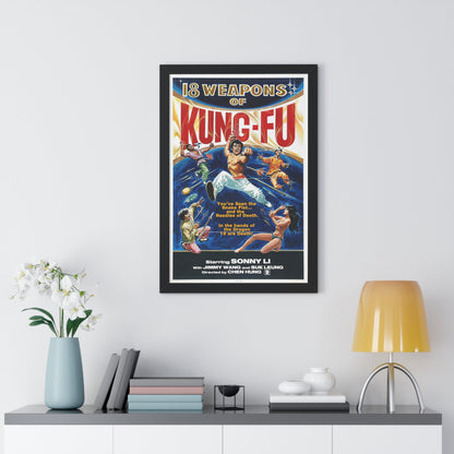 18 WEAPONS OF KUNG-FU 1977 - Framed Movie Poster-The Sticker Space