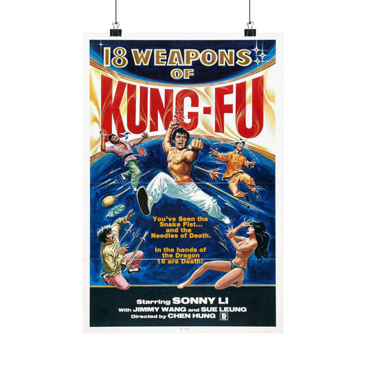 18 WEAPONS OF KUNG-FU 1977 - Paper Movie Poster-12″ x 18″-The Sticker Space