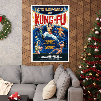 18 WEAPONS OF KUNG-FU 1977 - Paper Movie Poster-The Sticker Space