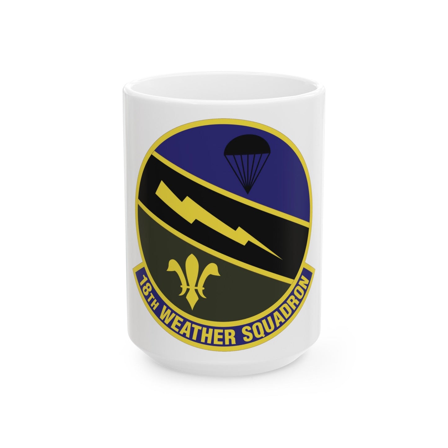 18 Weather Squadron ACC (U.S. Air Force) White Coffee Mug-15oz-The Sticker Space