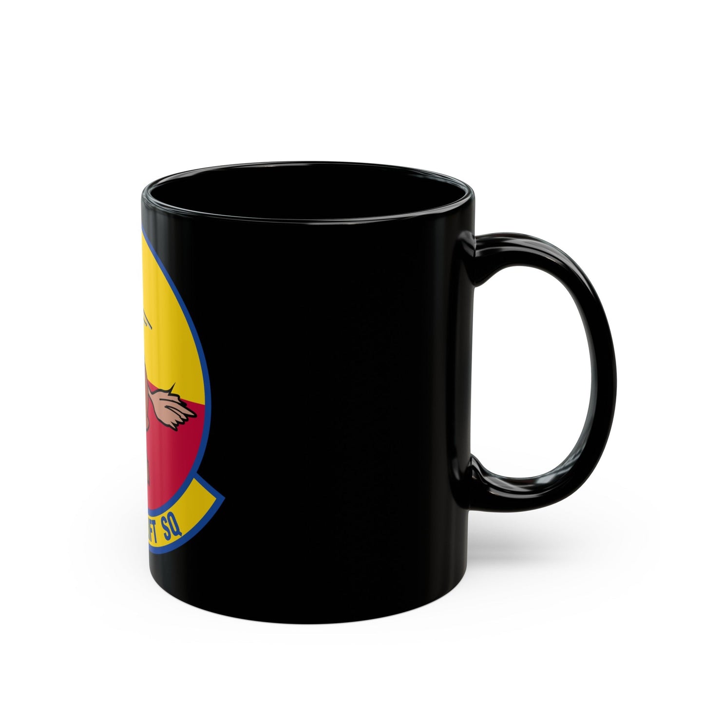 180 Airlift Squadron (U.S. Air Force) Black Coffee Mug-The Sticker Space