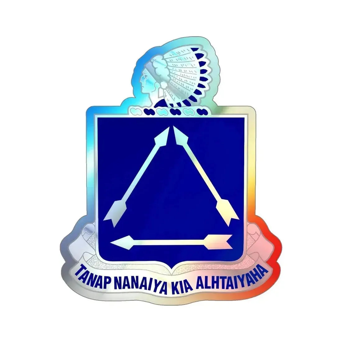 180 Cavalry Regiment (U.S. Army) Holographic STICKER Die-Cut Vinyl Decal 6 Inch Holographic - The Sticker Space