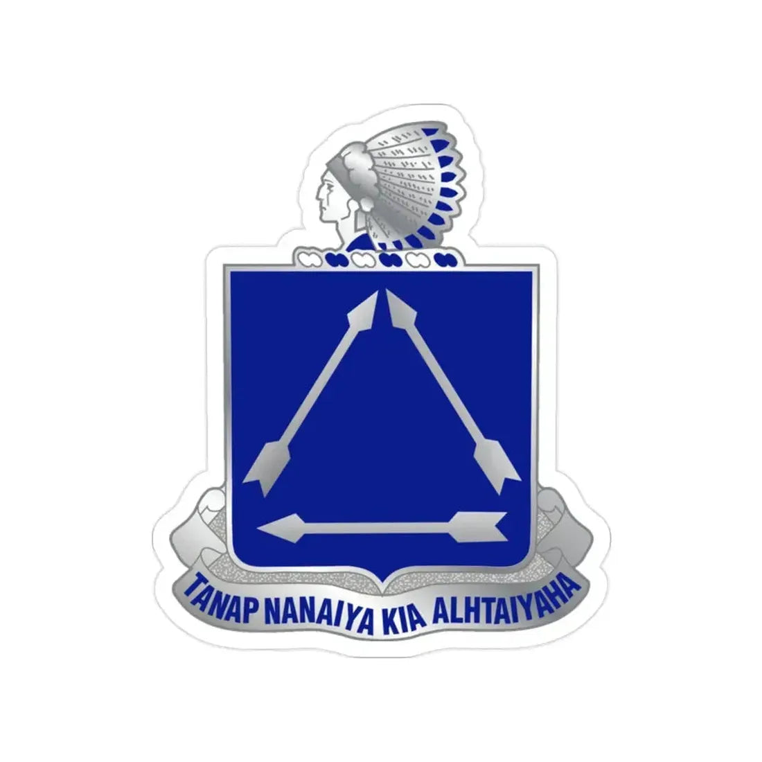 180 Cavalry Regiment (U.S. Army) Transparent STICKER Die-Cut Vinyl Decal 2 Inch - The Sticker Space