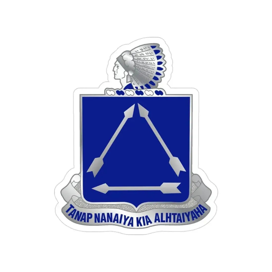 180 Cavalry Regiment (U.S. Army) Transparent STICKER Die-Cut Vinyl Decal 3 Inch - The Sticker Space