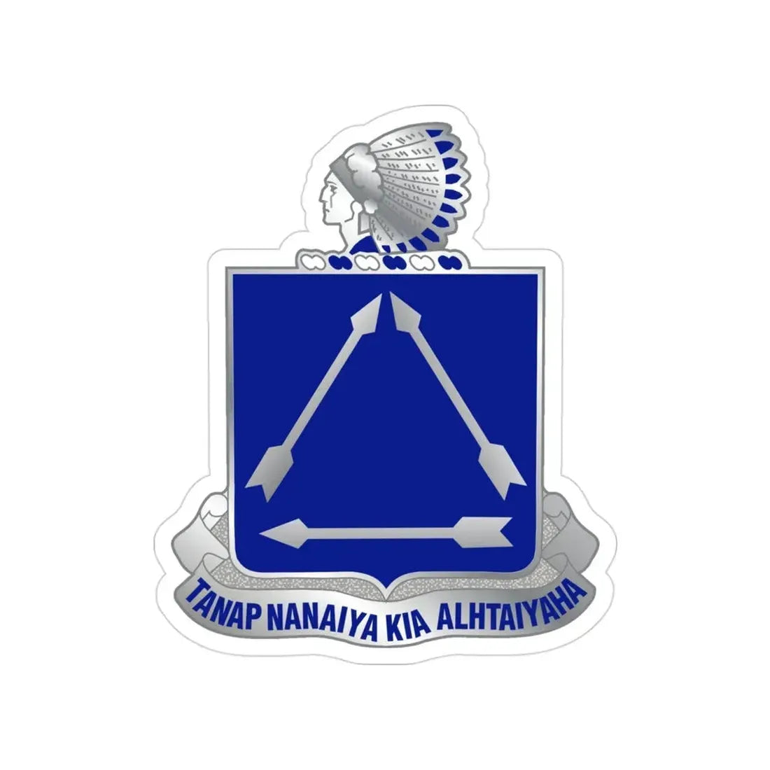 180 Cavalry Regiment (U.S. Army) Transparent STICKER Die-Cut Vinyl Decal 3 Inch - The Sticker Space