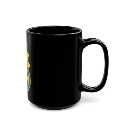 180 Transportation Battalion (U.S. Army) Black Coffee Mug-The Sticker Space