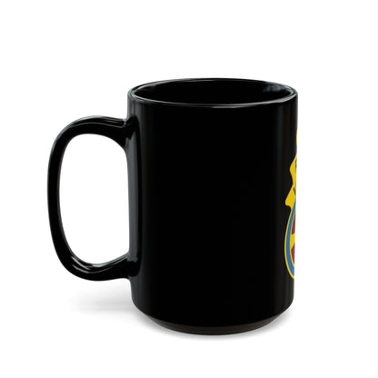 180 Transportation Battalion (U.S. Army) Black Coffee Mug-The Sticker Space