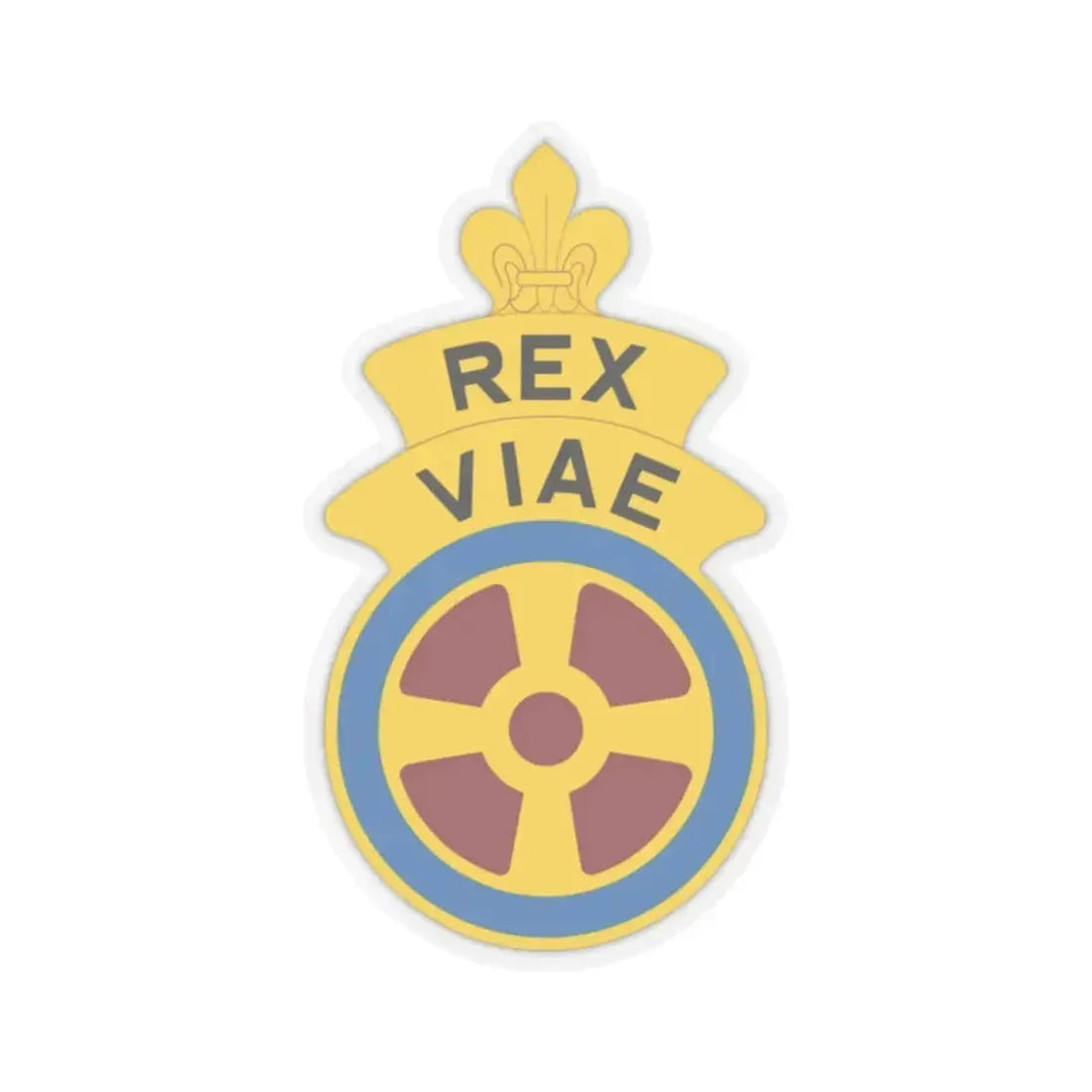 180 Transportation Battalion (U.S. Army) STICKER Vinyl Kiss-Cut Decal 2 Inch Transparent - The Sticker Space