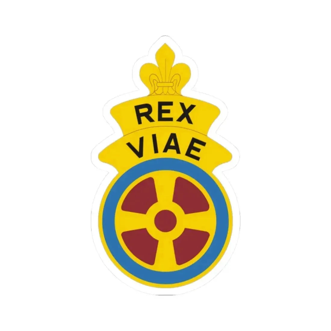 180 Transportation Battalion (U.S. Army) STICKER Vinyl Kiss-Cut Decal 2 Inch White - The Sticker Space