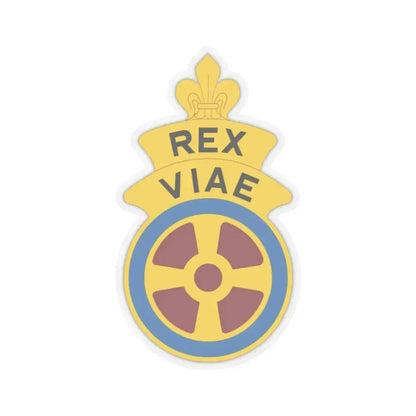 180 Transportation Battalion (U.S. Army) STICKER Vinyl Kiss-Cut Decal 3 Inch Transparent - The Sticker Space