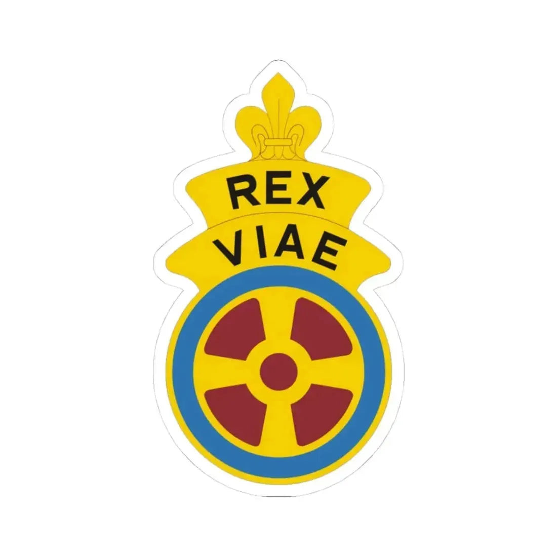 180 Transportation Battalion (U.S. Army) STICKER Vinyl Kiss-Cut Decal 3 Inch White - The Sticker Space