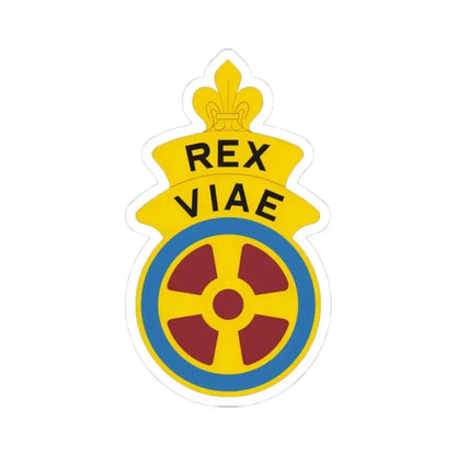 180 Transportation Battalion (U.S. Army) STICKER Vinyl Kiss-Cut Decal 3 Inch White - The Sticker Space