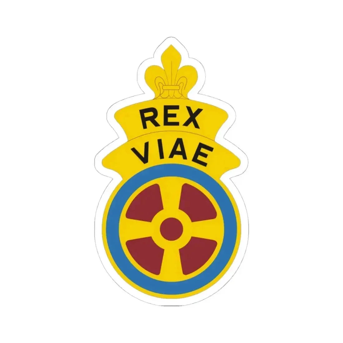 180 Transportation Battalion (U.S. Army) STICKER Vinyl Kiss-Cut Decal 4 Inch White - The Sticker Space