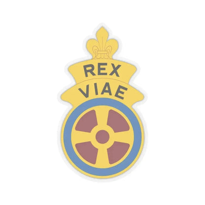 180 Transportation Battalion (U.S. Army) STICKER Vinyl Kiss-Cut Decal 6 Inch Transparent - The Sticker Space