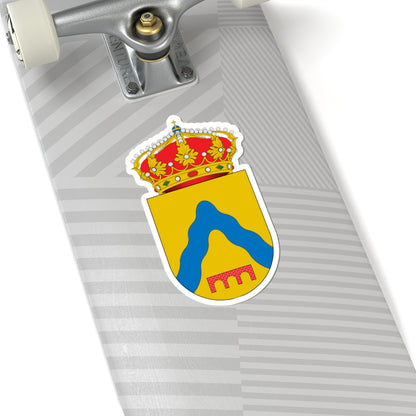 Escudo de Asín (Spain) (Coat of Arms) STICKER Vinyl Kiss-Cut Decal