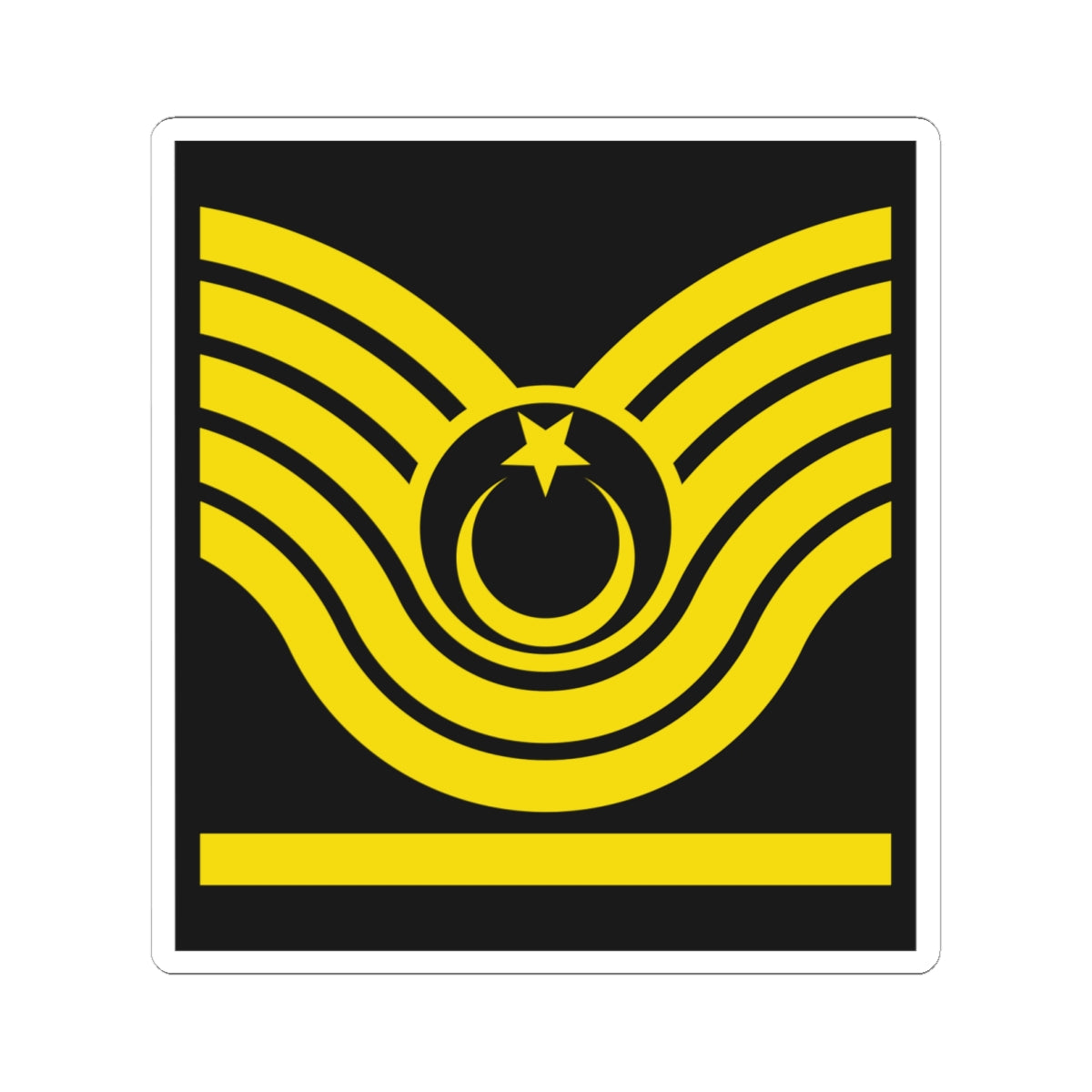 Army TUR OR 08 (Turkey) (Military Rank) STICKER Vinyl Kiss-Cut Decal