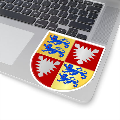 Adolf VIII van Holstein wapen (Denmark) (Coat of Arms) STICKER Vinyl Kiss-Cut Decal