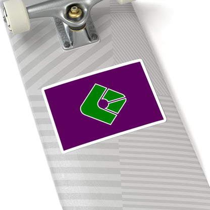 Flag of Kunigami Okinawa (Japan) STICKER Vinyl Kiss-Cut Decal