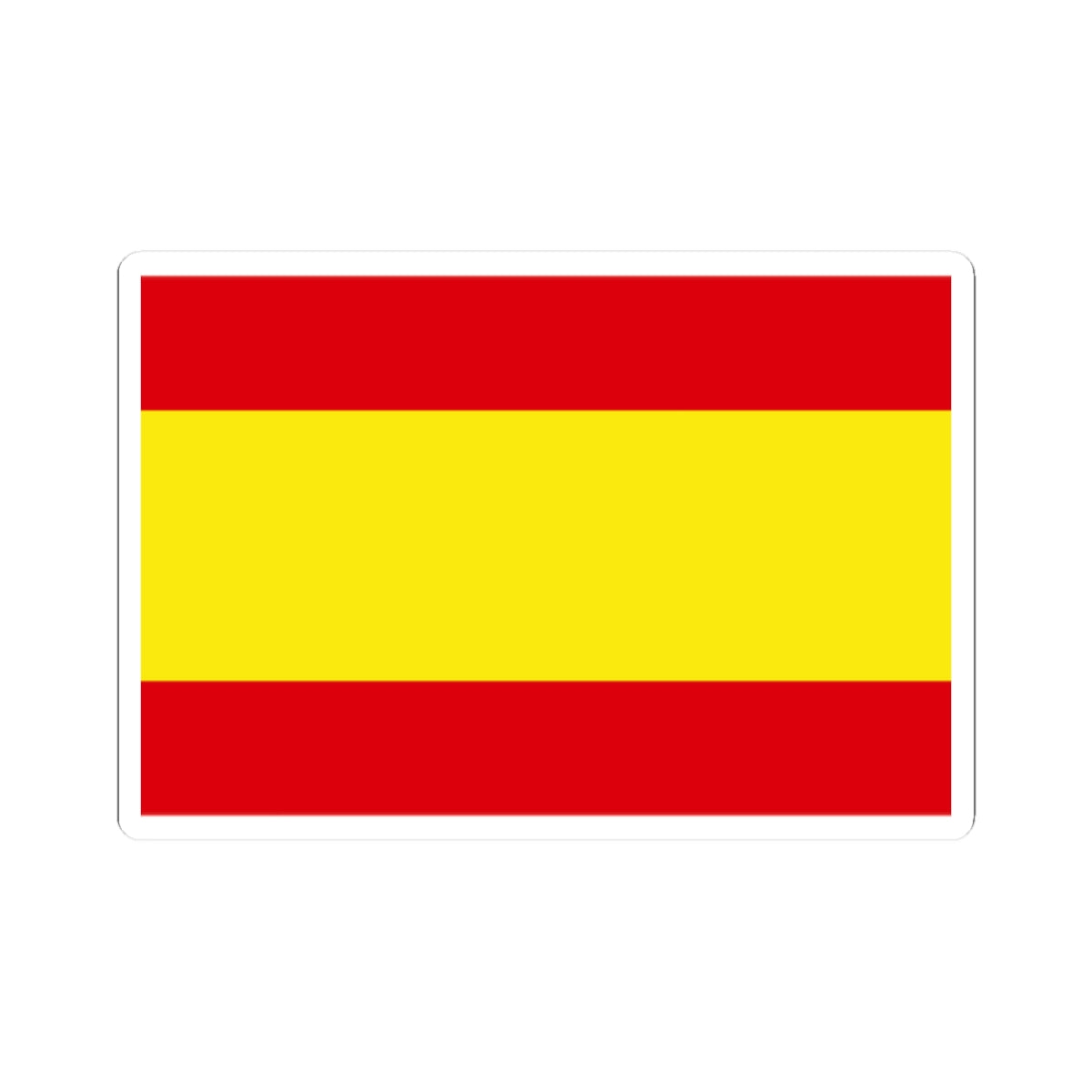 Color banner (Spain) STICKER Vinyl Kiss-Cut Decal