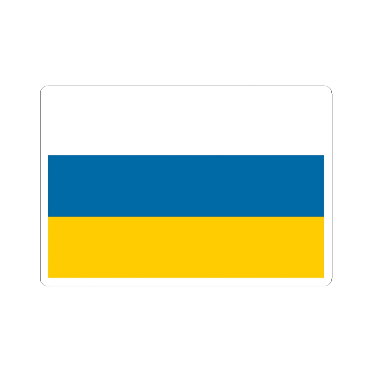 Flag of Tornedalians (Finland) STICKER Vinyl Kiss-Cut Decal