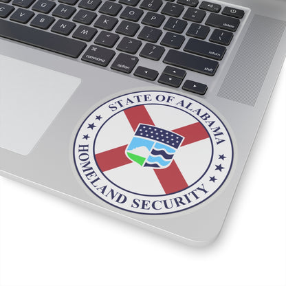 Seal of the Alabama Department of Homeland Security - STICKER Vinyl Kiss-Cut Decal