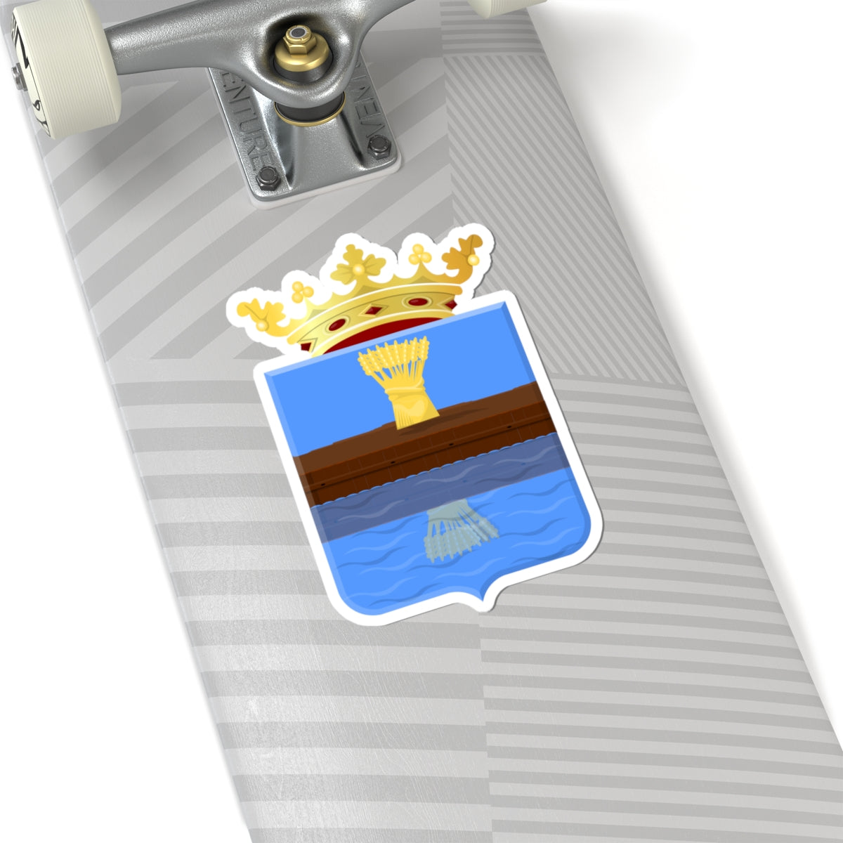 Barradeel wapen (Netherlands) (Coat of Arms) STICKER Vinyl Kiss-Cut Decal