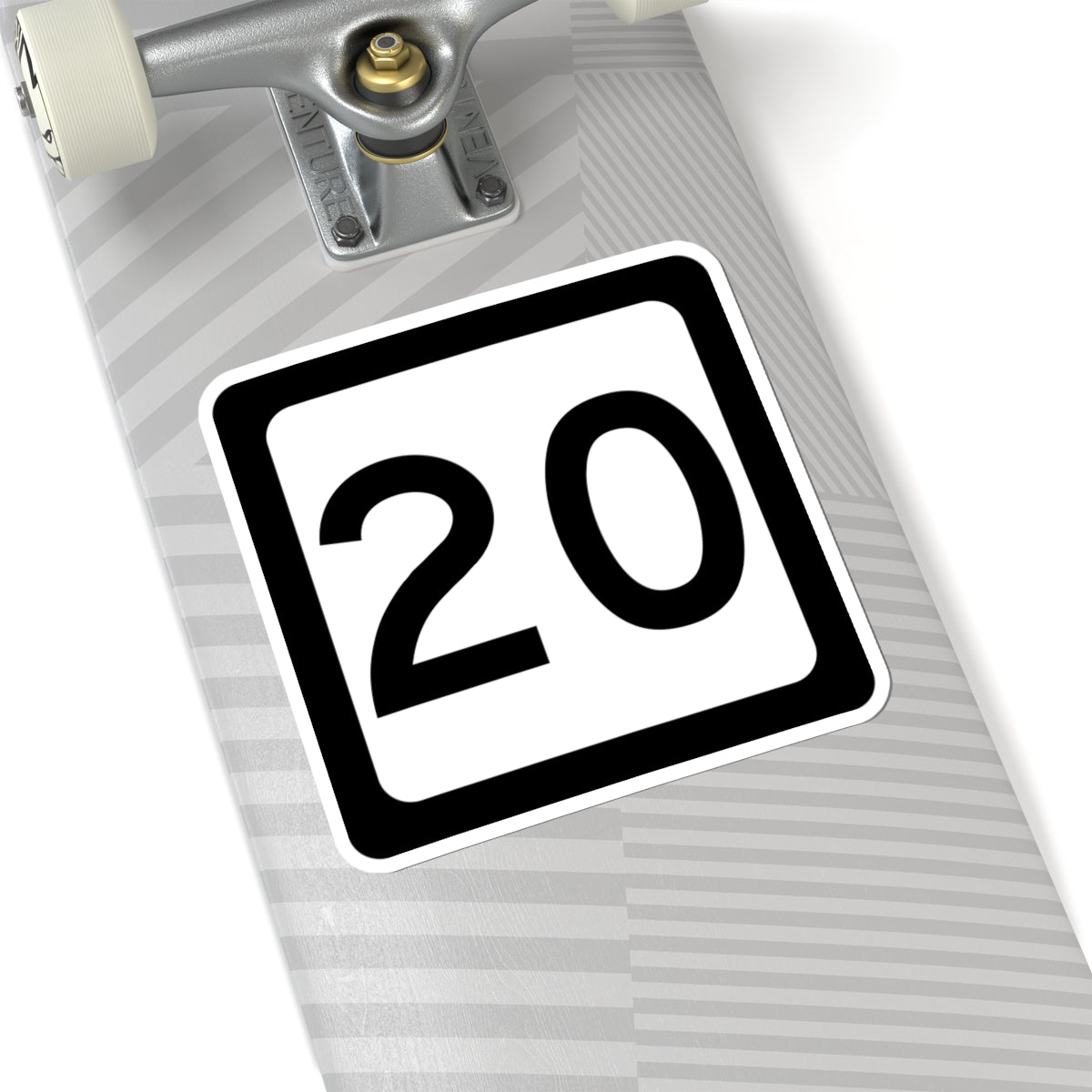 WV-20 (Virginia) (Road Sign) STICKER Vinyl Kiss-Cut Decal