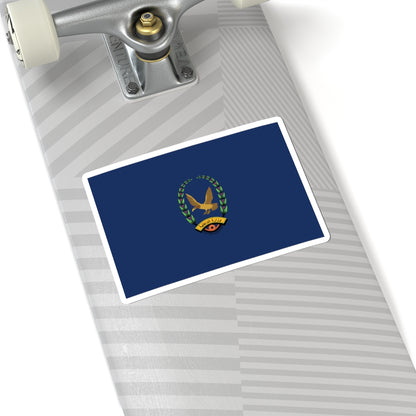 Flag of the Yemeni Interior Ministry (Yemen) STICKER Vinyl Kiss-Cut Decal