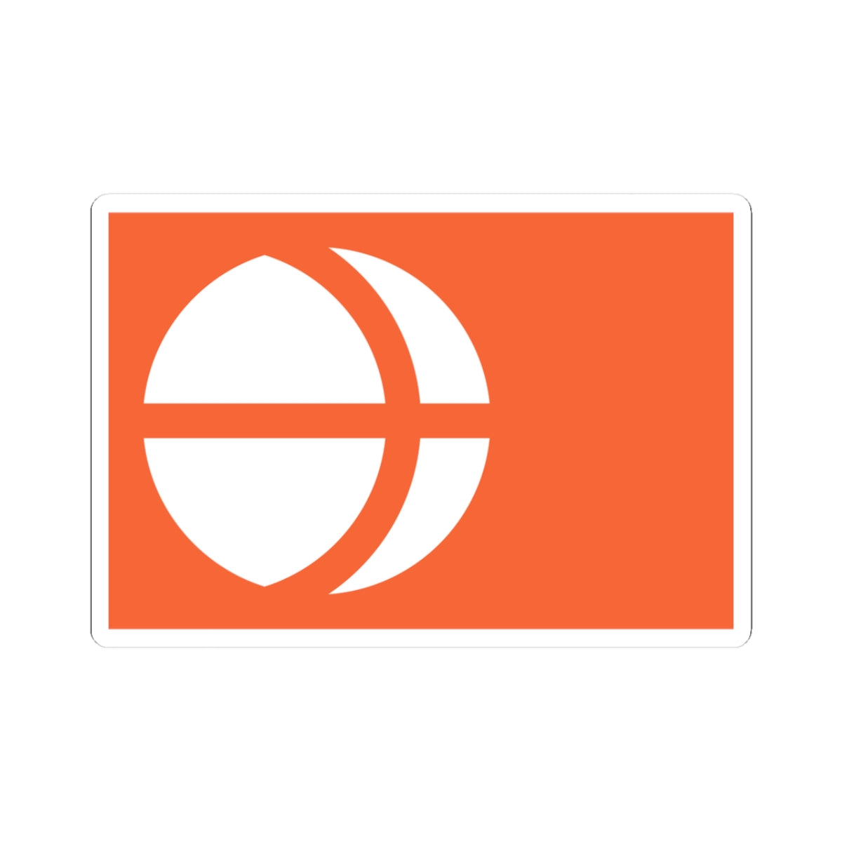 Flag of Nagano Prefecture (Japan) STICKER Vinyl Kiss-Cut Decal