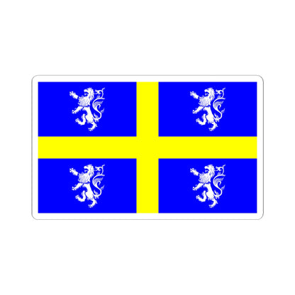 Flag of the Diocese of Durham (England) STICKER Vinyl Kiss-Cut Decal