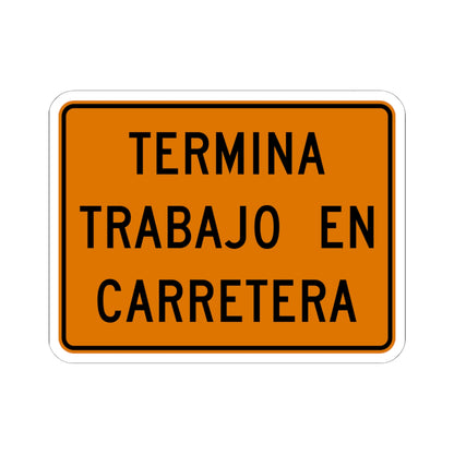 MUTCD-PR G20-2a (Puerto Rico) (Road Sign) STICKER Vinyl Kiss-Cut Decal
