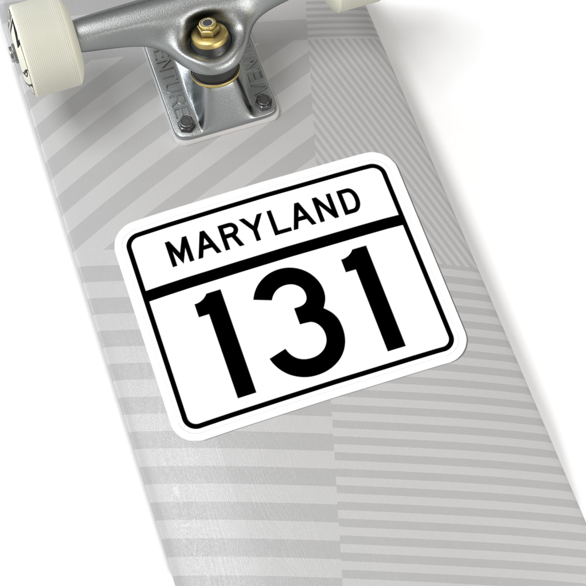 MD Route 131 (Maryland) (Road Sign) STICKER Vinyl Kiss-Cut Decal